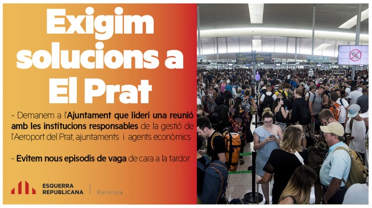aeroport del prat, cues aeroport del prat